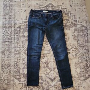 Abercrombie & Fitch Women's Deep Indigo Skinny Jeans